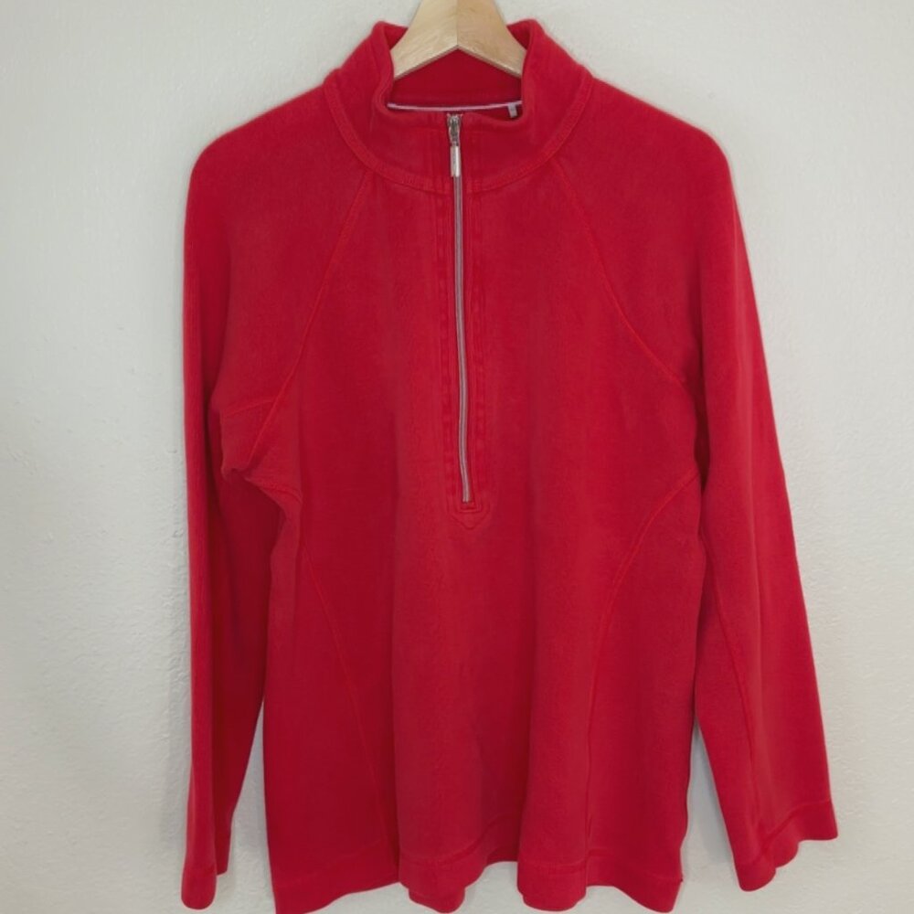 Tommy Bahama 1/4 zip up extra large red